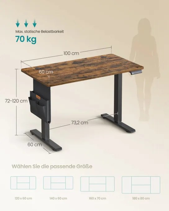 Elektrický pracovný stôl LSD130KD01