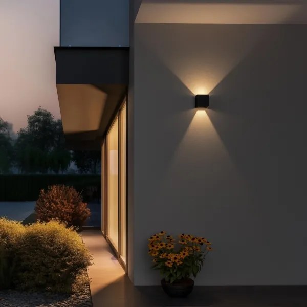 Brilagi - LED Vonkajšie nástenné svietidlo CUBE LED/6W/230V IP54