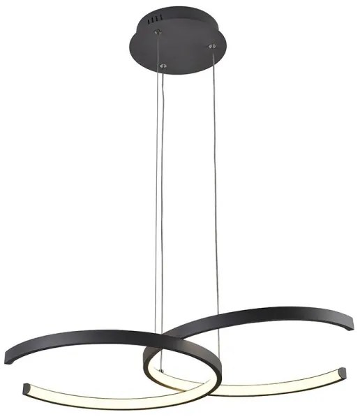 LED Stmievateľný prisadený luster LED/50W/230V 3000-6500K + DO