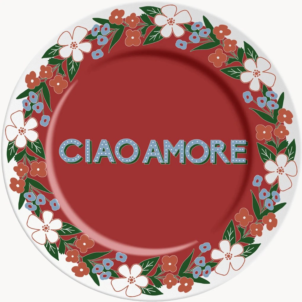 Porcelánový tanier Ciao Amore