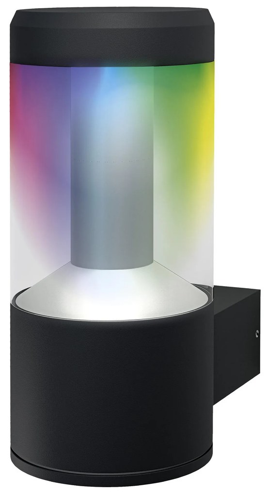 LEDVANCE Chytré vonkajšie nástenné LED osvetlenie SMART BLUETOOTH LANTERN, 12W, teplá-studená biela, RGB