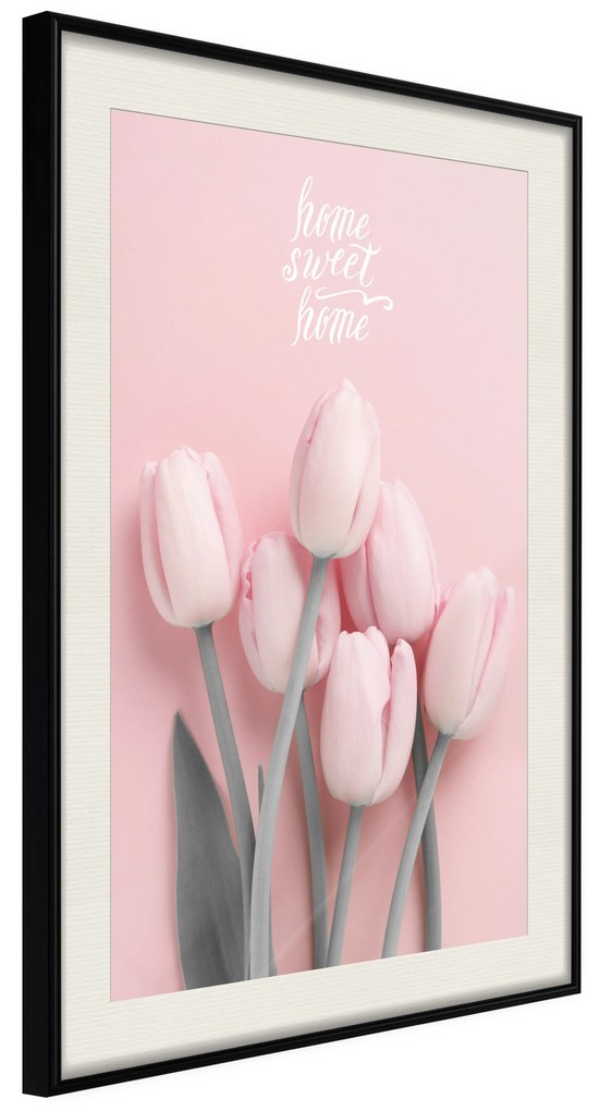 Artgeist Plagát - Six Tulips [Poster] Veľkosť: 20x30, Verzia: Čierny rám s passe-partout