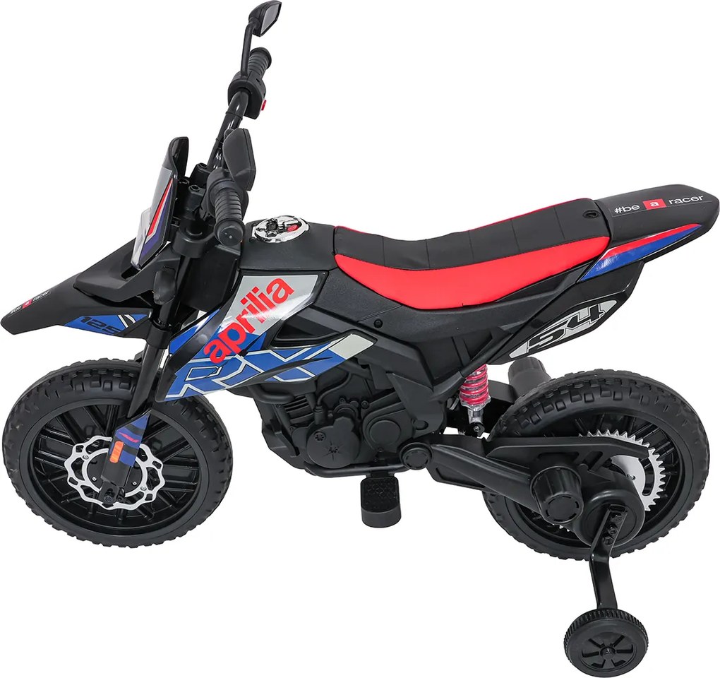 Ramiz Detský motocykel Aprilia RX modrý