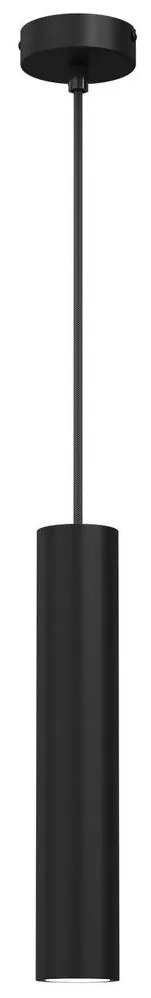 Luminex Luster na lanku RAITO 1xGU10/8W/230V čierna LU0094