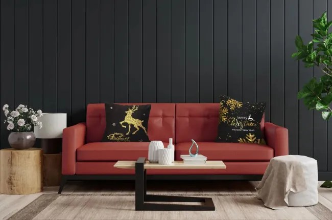 Vianočná obliečka na vankúš 3D 47