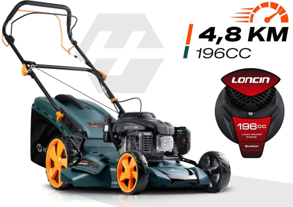 Benzínová kosačka HM-601, Loncin, 51cm, 70L | Humberg