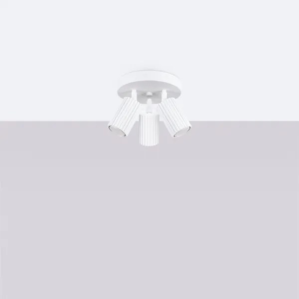 Sollux SL.1544 - Bodové svietidlo KARBON 3xGU10/10W/230V biela