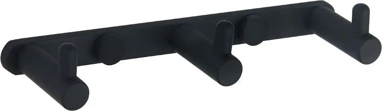 Mexen trojitý háčik na uteráky, čierna - 709163-70