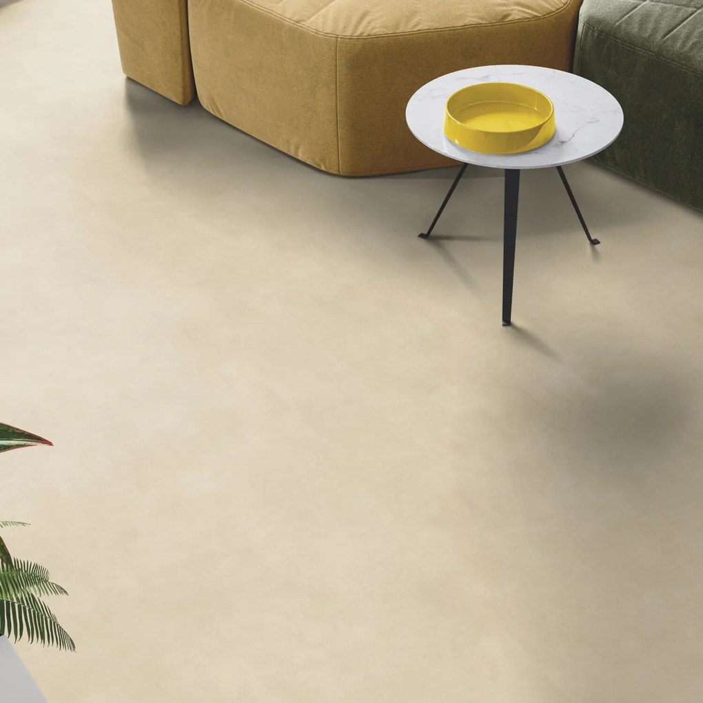 PVC podlaha - lino AladinTex Ultra 2460 Chicago cream, na mieru, šíře 4m, béžová, filc, chodba / predsieň, Gerflor