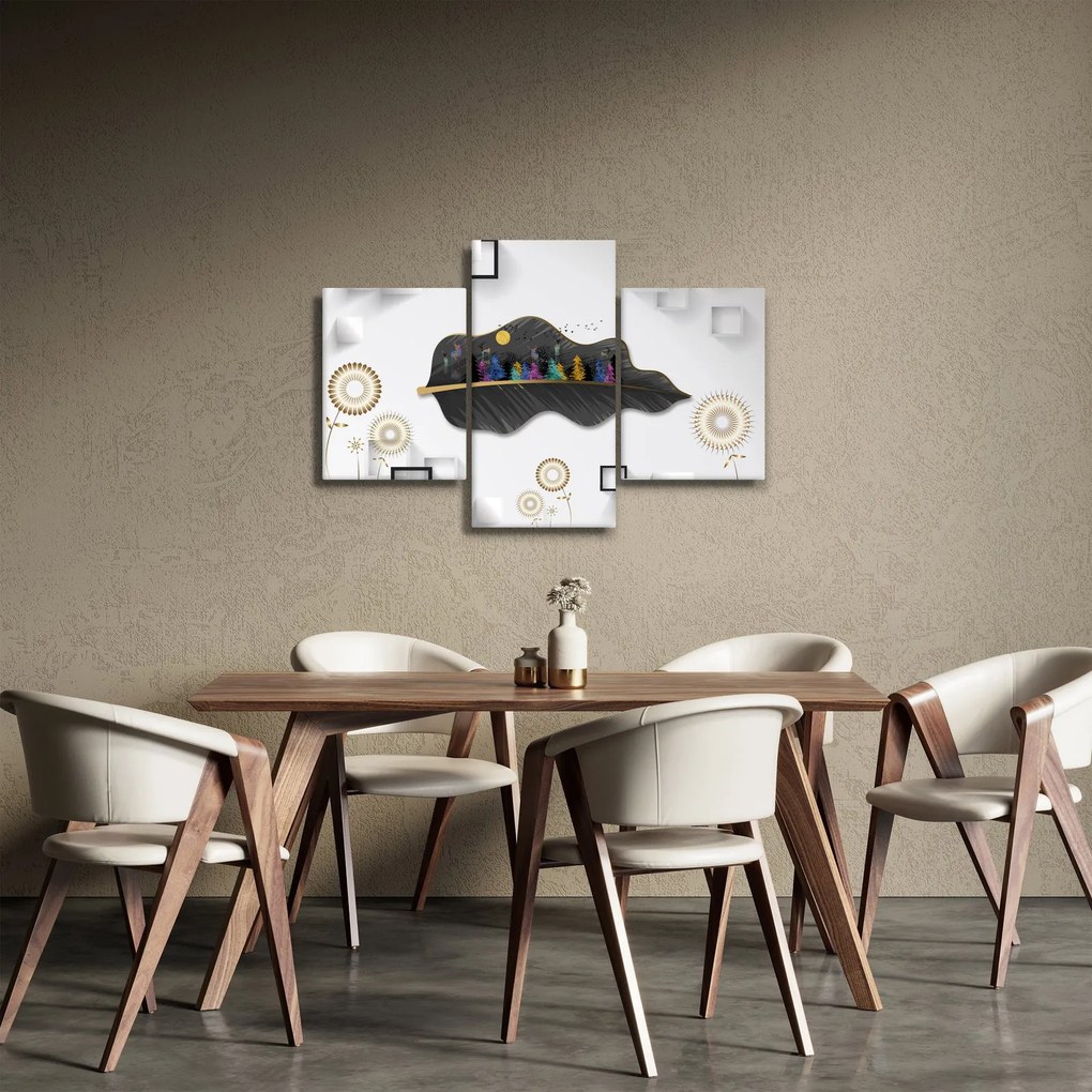 Obraz abstrakcie (90x60 cm)