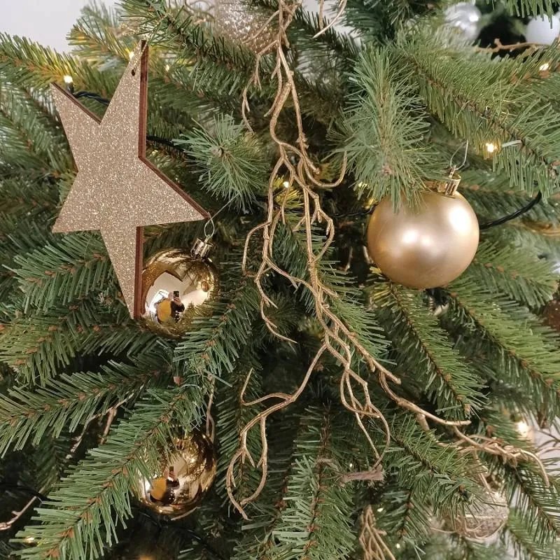 DECOLED Přízdoba, 155 cm, zlatá