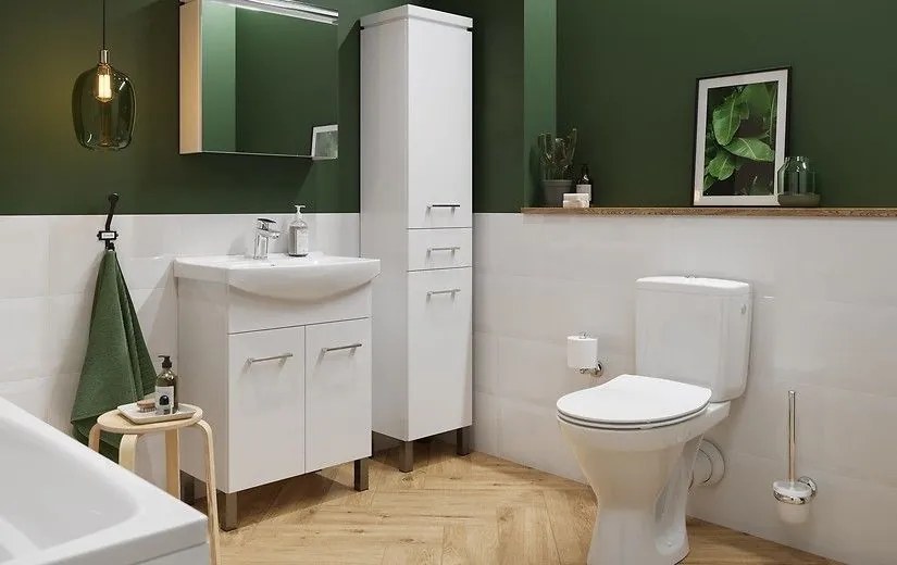 Cersanit Carsania II CleanOn WC kombi + pomaly padajúce sedátko, zadný odpad, 3/6L, K11-2340