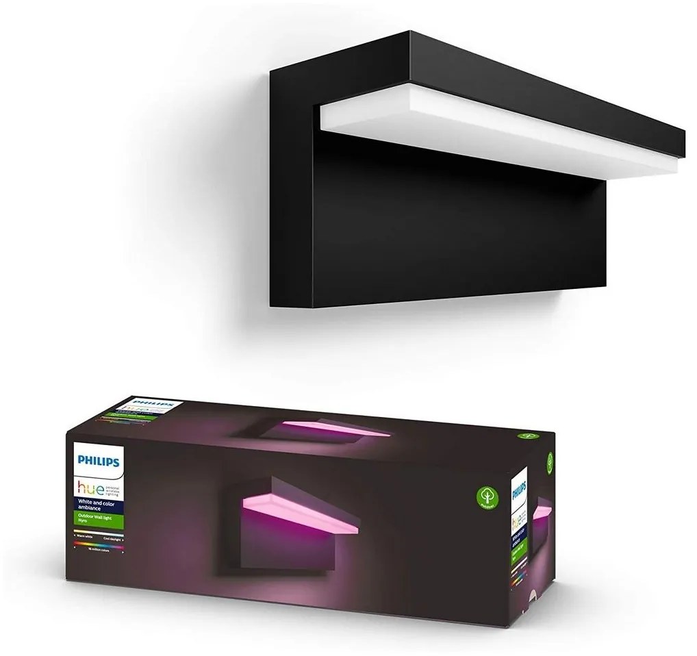Philips 17456/30/P7 - LED RGB Vonkajšie nástenné svietidlo Hue NYRO LED/13,5W/230V P3547