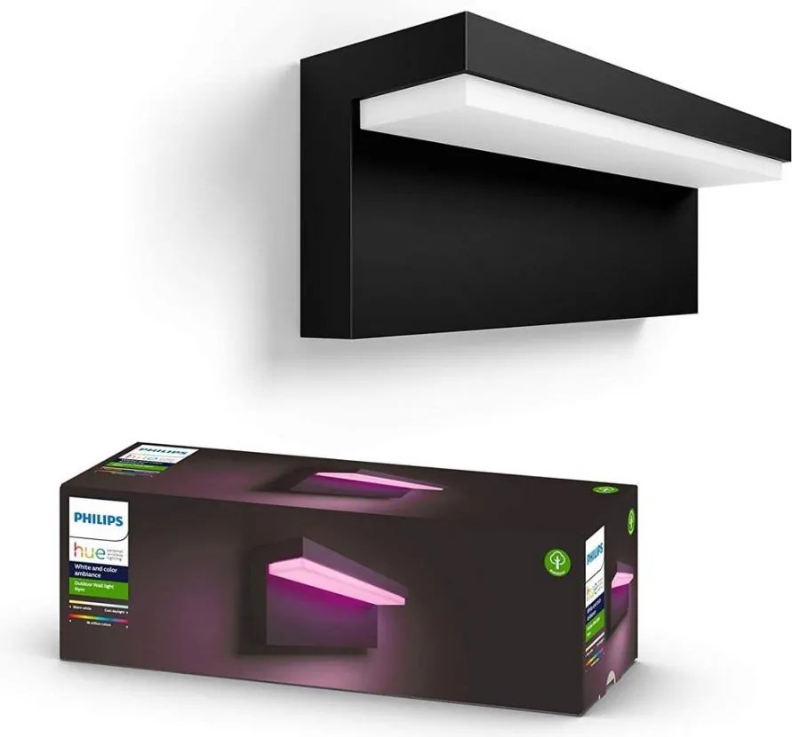Philips 17456/30/P7 - LED RGB Vonkajšie nástenné svietidlo Hue NYRO LED/13,5W/230V