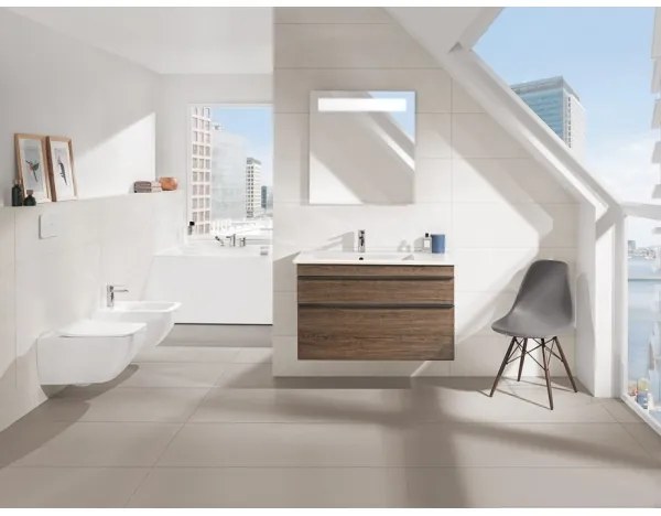 Villeroy & Boch 4611RL01 - Závesné WC s WC sedátkom SoftClose VENTICELLO keramika/biela