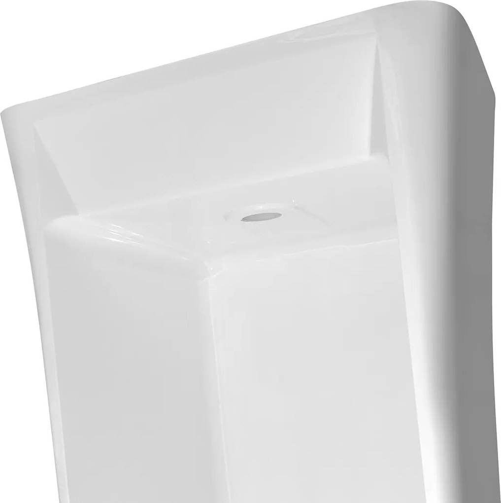 Besco Voľne stojace umývadlo z liateho mramoru Assos UM VS 52x41x85 cm