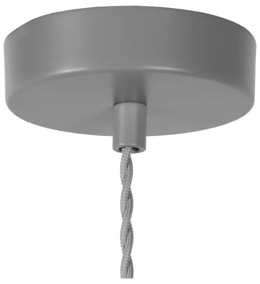 Lucide 34400/29/36 - Závesné svietidlo ISLA 1xE14/40W/230V šedá