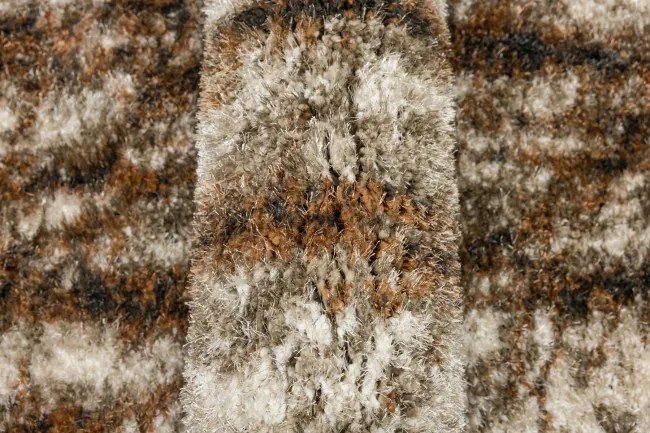 Koberec SHAGGY PUFFY Y615B antracitový / medený