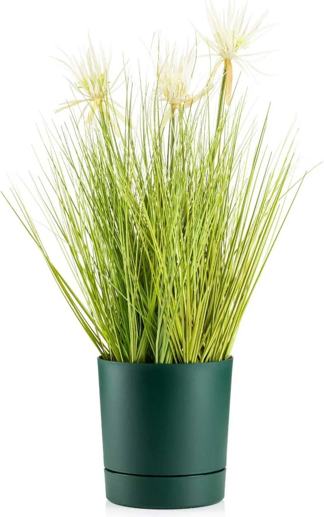 PLASTOVÝ KVETINÁČ AZALEA SADA 2KS 22,5X23,5 CM+17,5X18,5 CM TMAVOZELENÁ