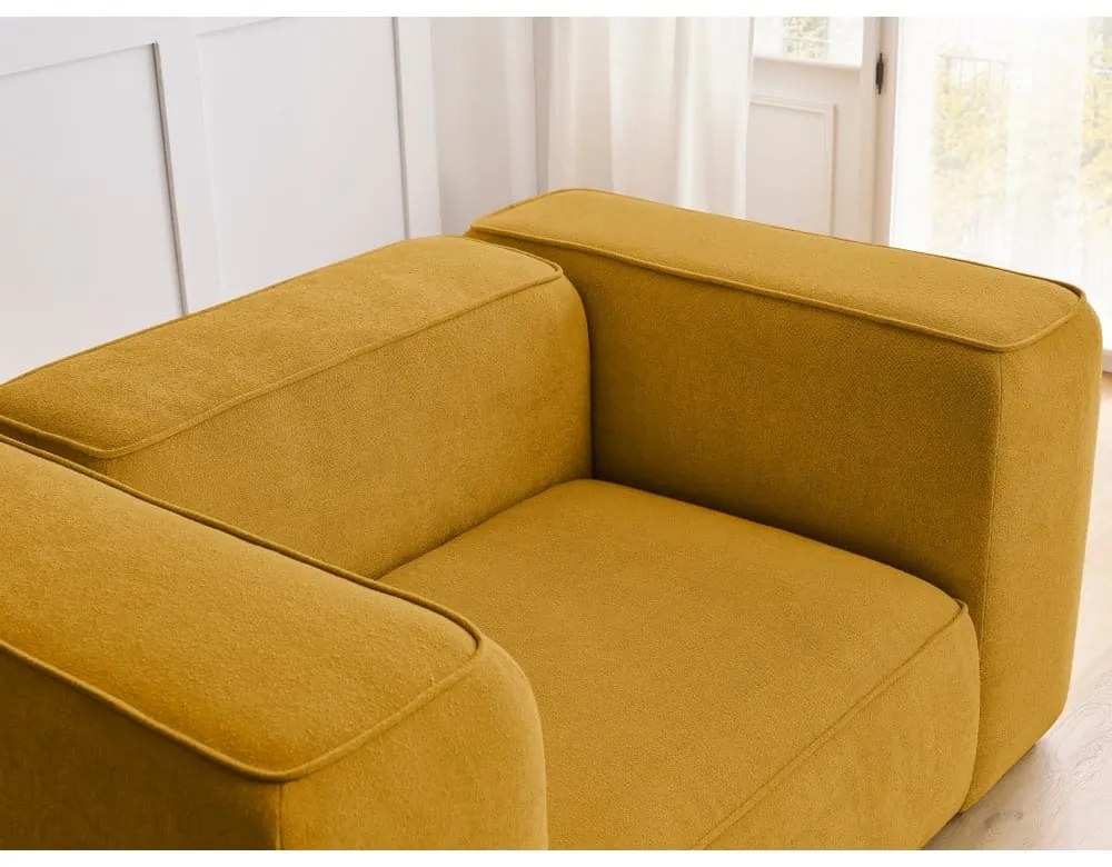 Okrovožlté kreslo Zephyr – Bobochic Paris