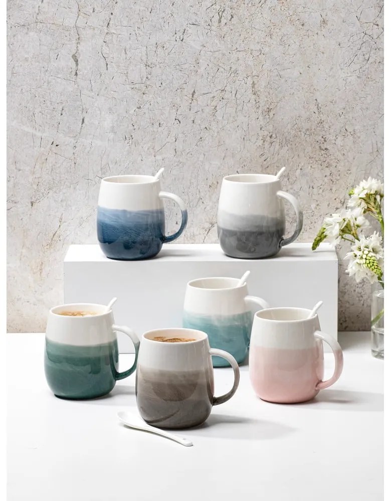 Modrý porcelánový hrnček 380 ml Immerse – Ladelle