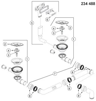 Granitový drez Blanco SUBLINE 430/270 U InFino biela