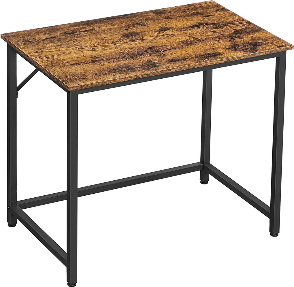 Písací stôl, 80 x 75 x 50 cm, rustikálny hnedý