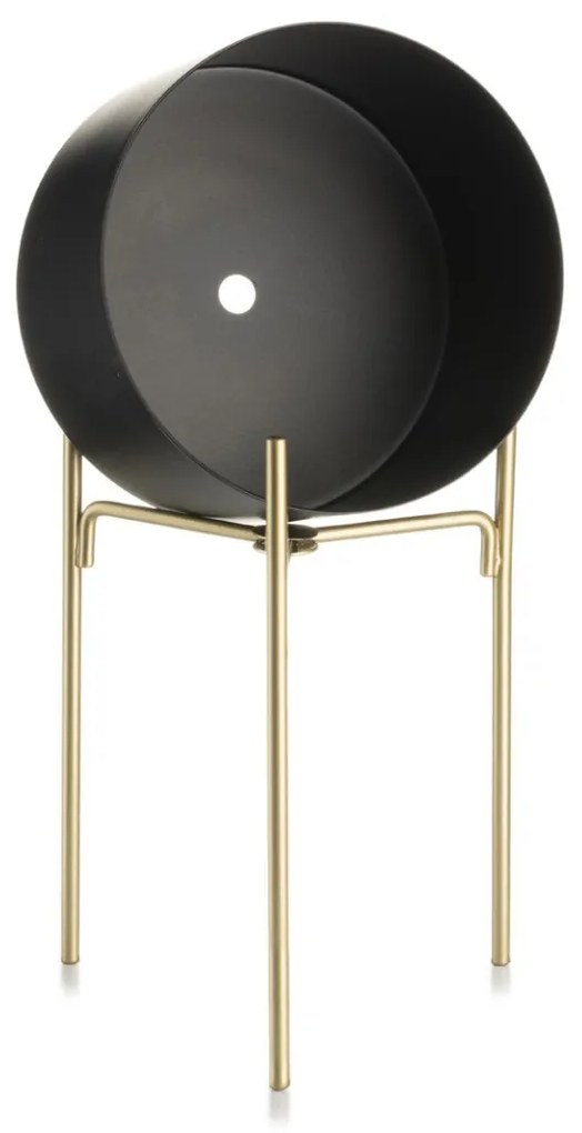 Kvetináč na stojane LOFT II 20 cm čierny