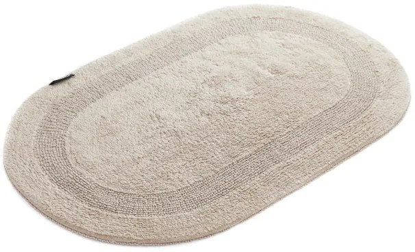 Kúpeľňový koberček Javo Cotton béžový ovál