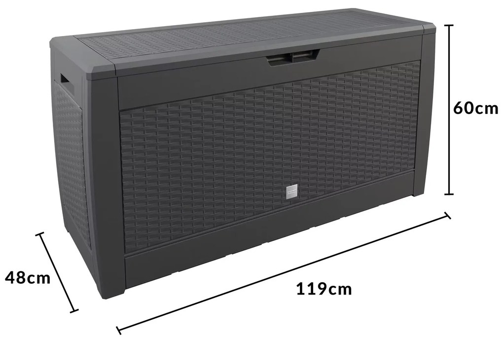 InternetovaZahrada Úložný box Rato 310 L - antracit
