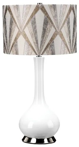 Elstead MILO-PN-TL-VOGSC - Stolná lampa MILO 1xE27/60W/230V šedá/hnedá