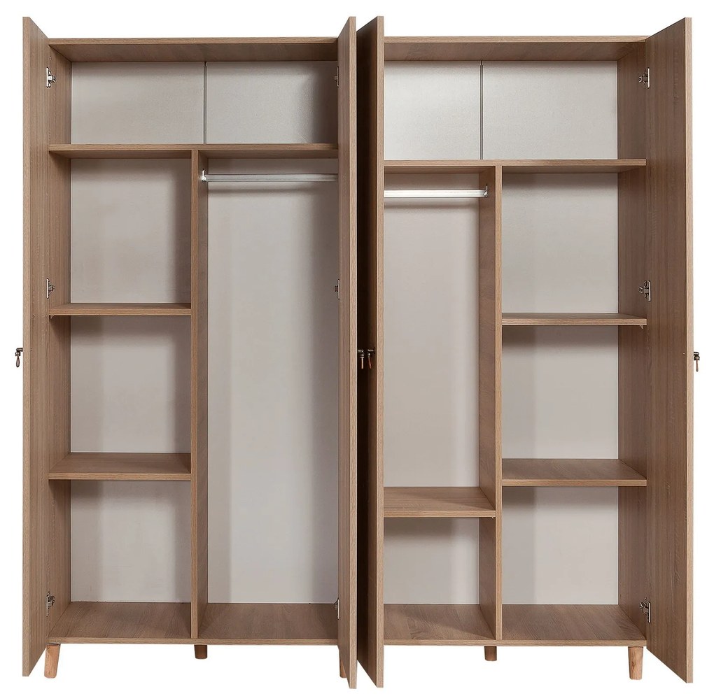 Šatníková skriňa Imaj 180 cm dub sonoma