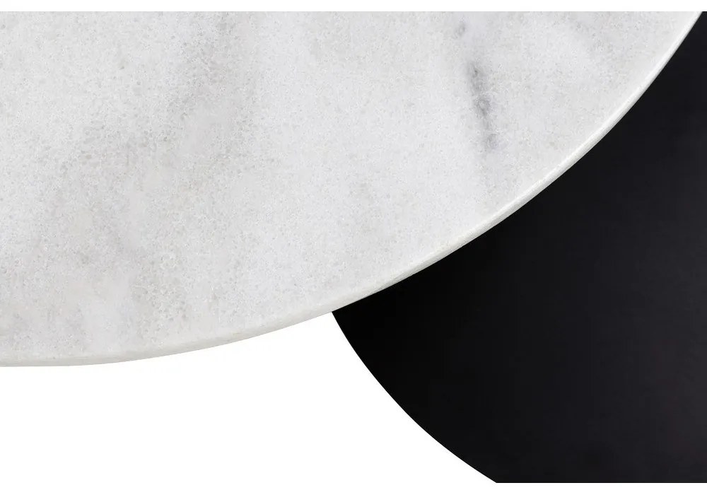 Biely okrúhly konferenčný stolík ø 60 cm Lahti – Actona