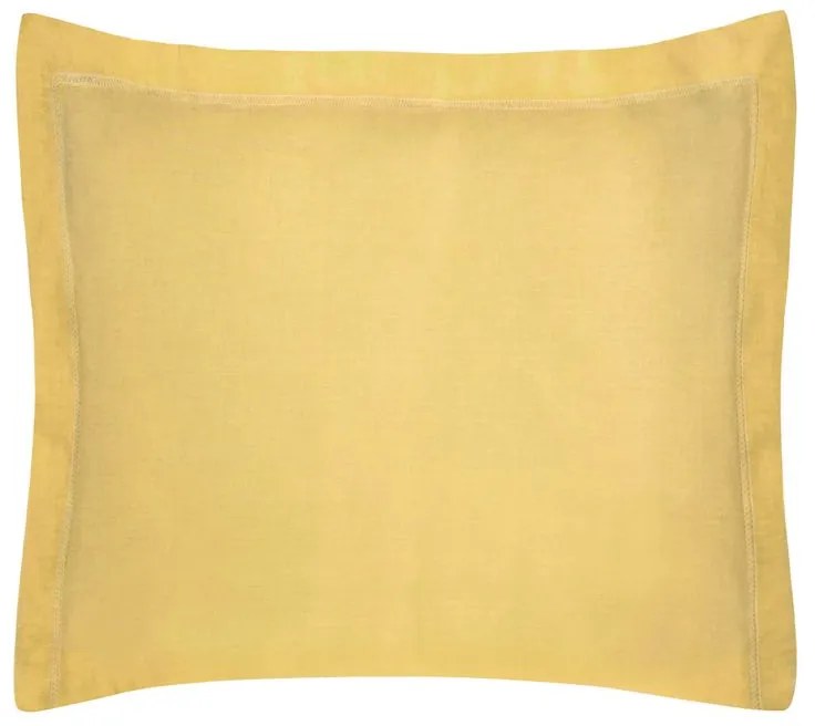 Dekorstudio Obliečka na vankúš NOVA COLOUR 70x80cm+5cm horčicovožltá