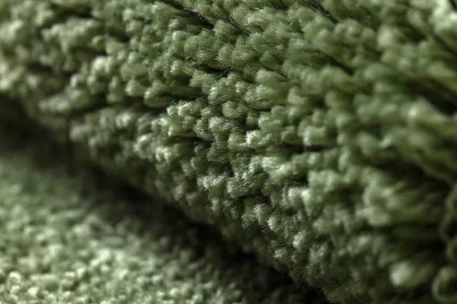 Kúpeľňový koberček SUPREME LINES línie, zelený kruh