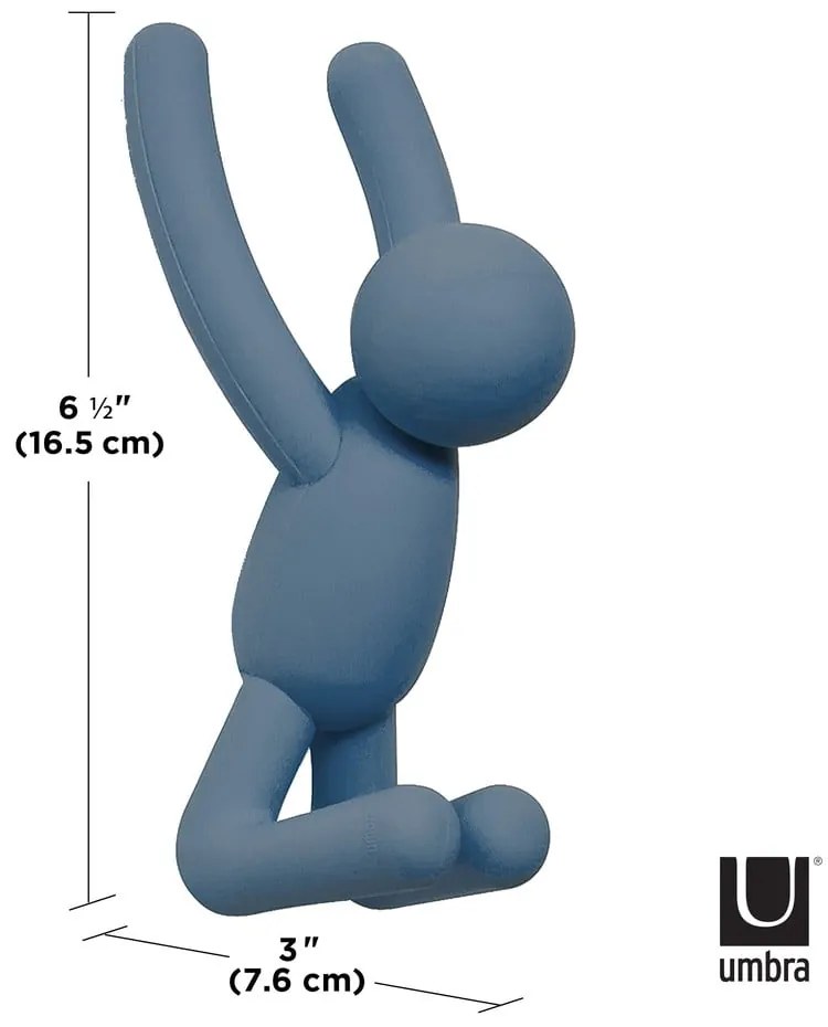Nástenné plastové háčiky v súprave 3 ks Buddy - Umbra