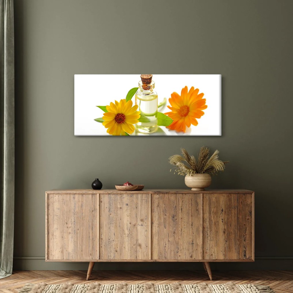 Obraz kvetinového oleja (120x50 cm)