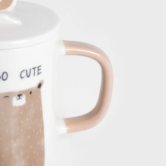 Hrnček BATIS s hnedým medvedíkom 708008 350 ml