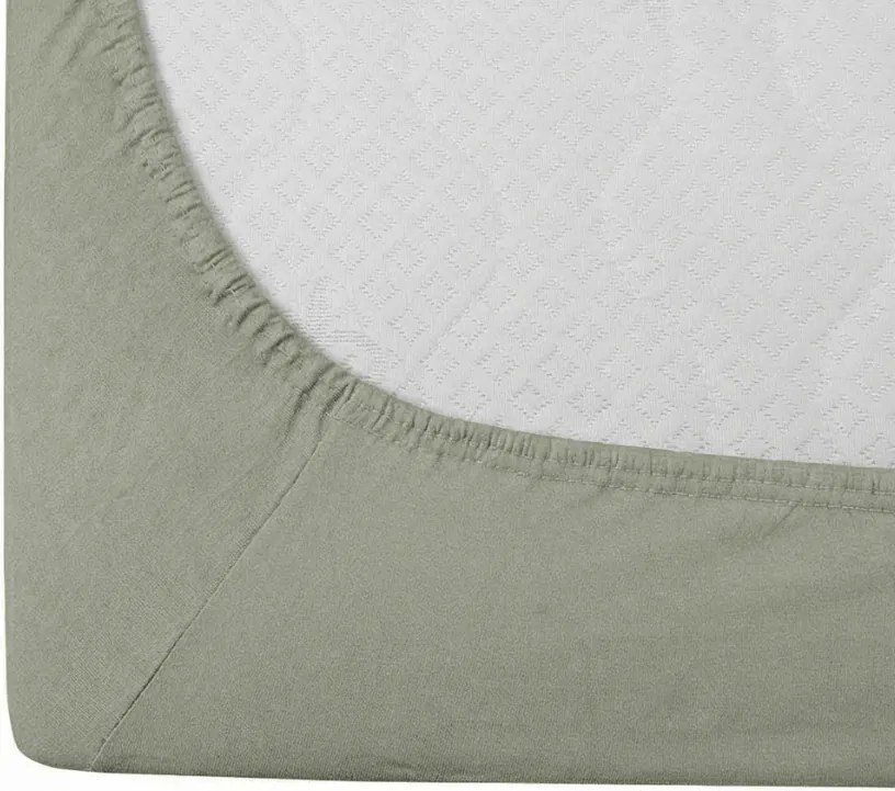Jersey plachta EXCLUSIVE sivozelená 160 x 200 cm