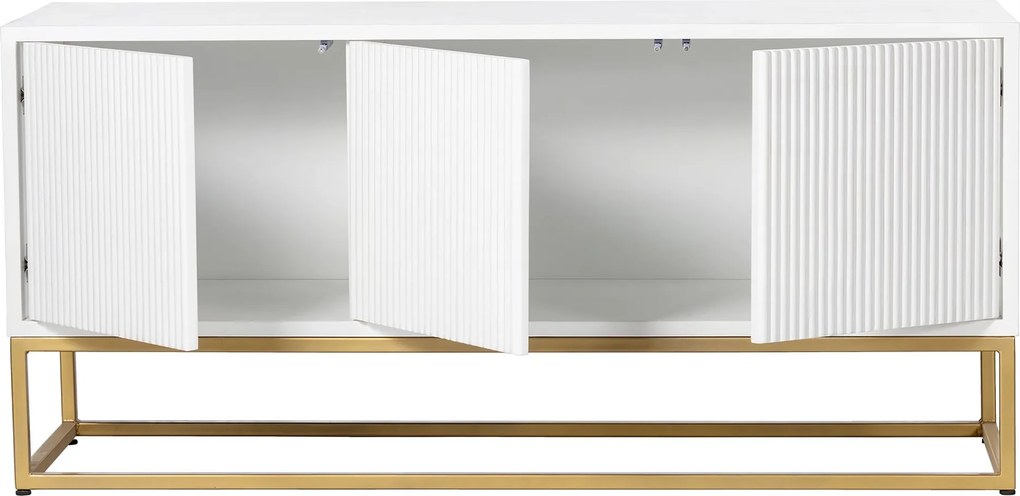 Komoda Wavy white