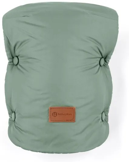 PETITE&MARS - SADA Detský fusak 3v1 JIBOT + rukávniky na kočiar JASIE zelená