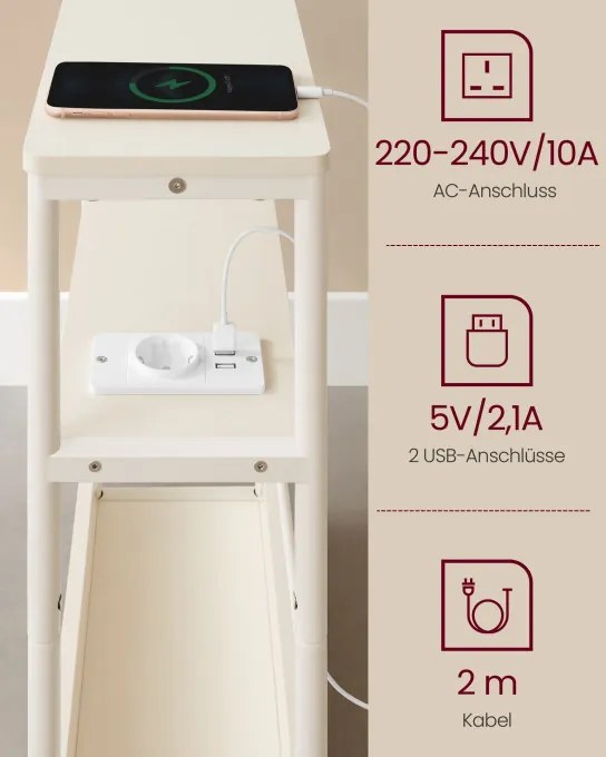 Príručný stolík LET335W02