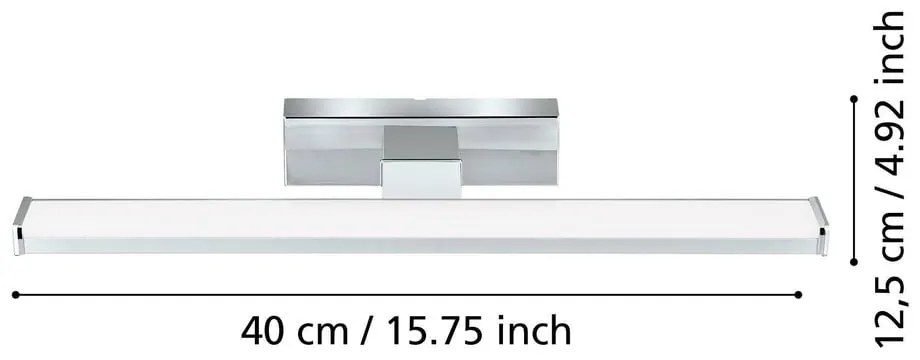 LED nástenné svietidlo v striebornej farbe PANDELLA 1 – EGLO
