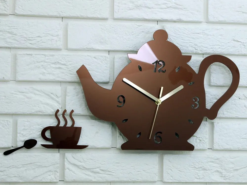 Nástenné hodiny Kettle medené