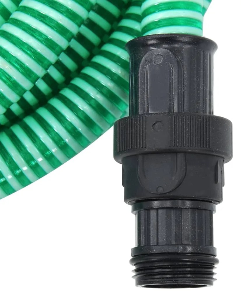Odsávacia hadica s PVC spojkami, zelená 1" 7 m, PVC