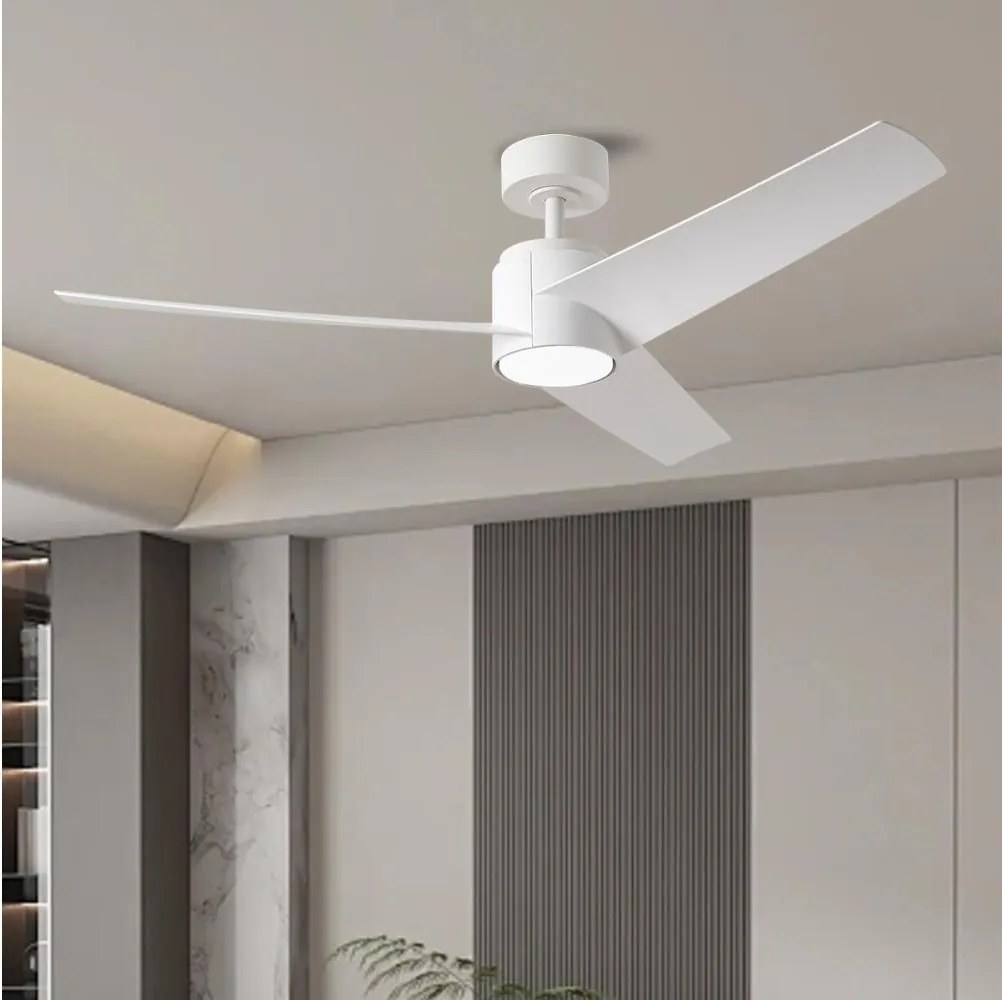 ZEVENTI - LED stropný ventilátor ORVIETO LED/18W/230V Wi-Fi Tuya biela + DO