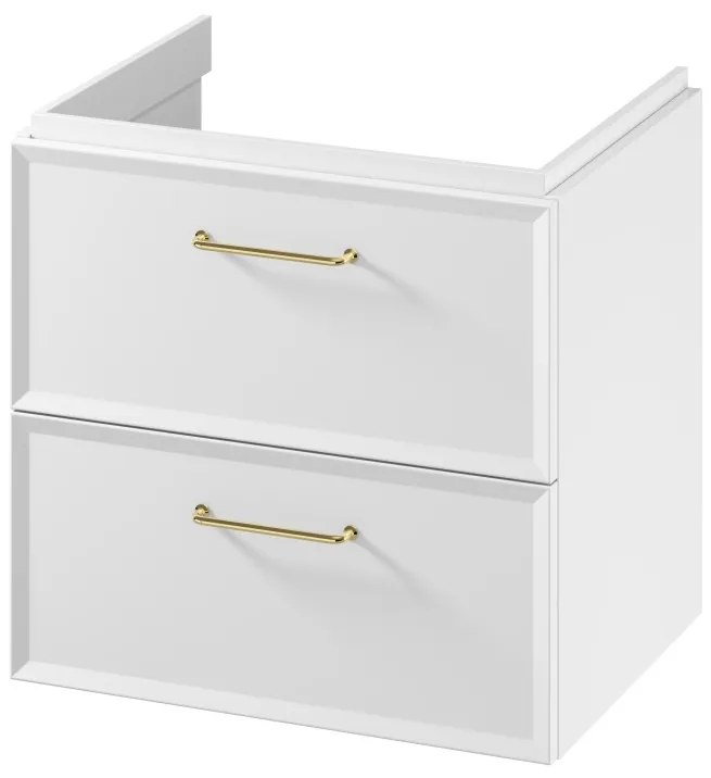 Cersanit Mille, umývadlová skrinka 594x446x551 mm, biela matná, S1021-001