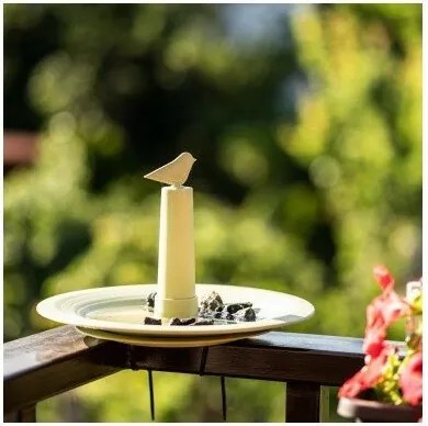 Plastia Napájadlo pre vtáky Finch, olivová