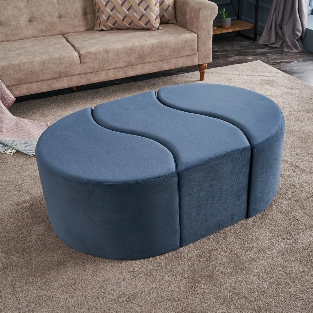 Stolička Alya Pouf Blue