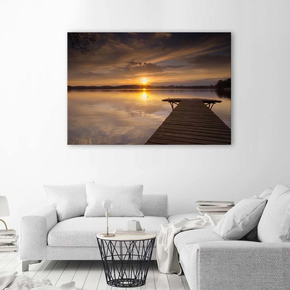 Gario Obraz na plátne Plošina na jazere Rozmery: 60 x 40 cm